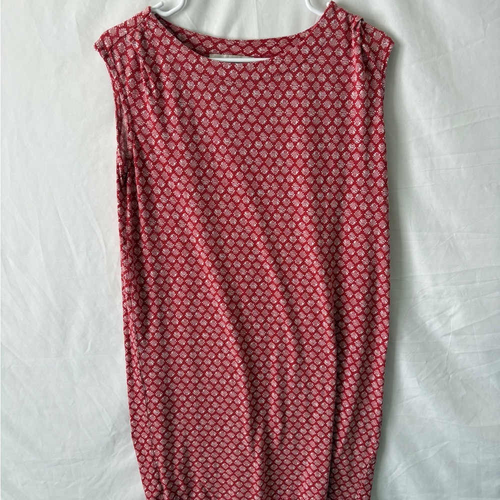Ann Taylor LOFT Red Business Casual Dress